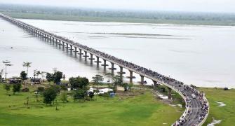 PHOTOS: India's longest bridge opened in Assam