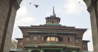 PHOTOS: Fire damages historic shrine in Srinagar