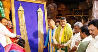 The man who donated a Rs 8-cr garland to Lord Balaji