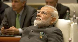 The sound of laughter is making Modi wary