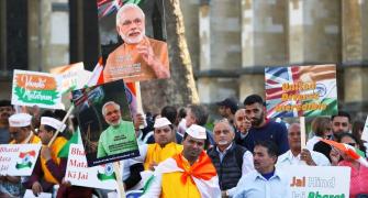 PHOTOS: How PM Modi was greeted in London