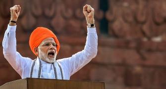 In last I-day speech of term, Modi hails India's rise under his govt