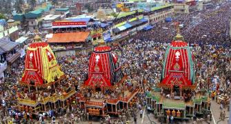 Lakhs of devotees attend Rath Yatra of Lord Jagannath at Puri