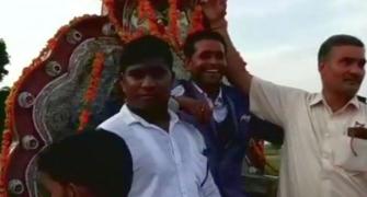 Finally, UP Dalit groom takes out 'baraat' through upper-caste area amid tight security