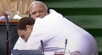 'Immature', 'dramebaazi': BJP pounces on Rahul's hug