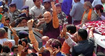 PHOTOS: BJP celebrates as it ends Sarkar's Raj