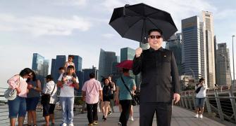 PHOTOS: When 'Kim Jong-un' posed for selfies in Singapore