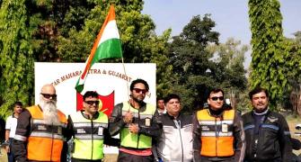 Riding across India for our Faujis