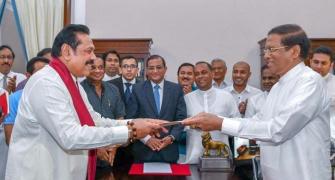 Lankan Prez sacks Wickremesinghe, swears in Rajapaksa as PM