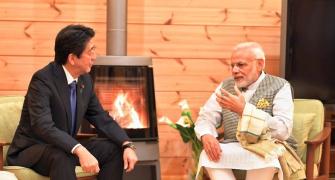PHOTOS: Japanese PM plays perfect host to 'dependable friend' Modi