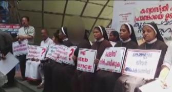 Kerala: Protests over 'police inaction' in nun rape case