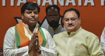 SP MP who defeated BJP in Gorakhpur joins saffron fold