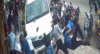 VIDEO: Motorist mows down pedestrians in Bengaluru