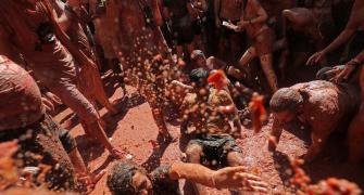 Painting the town red: La Tomatina festival