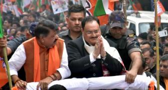 BJP's Nadda leads march in support of CAA in Kolkata