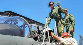 Sindhu looks AMAZING flying the Tejas!