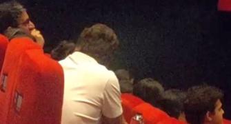 SPOTTED: Rahul watching 'Article 15' in the theatre