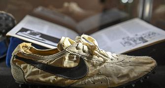 Sole-d to the highest bidder! Rare shoes auctioned off