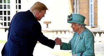 Trump, Melania meet Queen as state visit begins