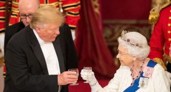 PHOTOS: Trumps attend state banquet hosted by Queen