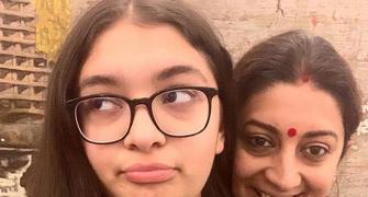 Daughter bullied at school, Smriti Irani hits back