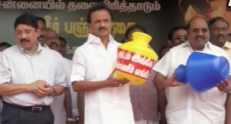 DMK protests as Chennai's water woes persist