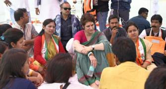 Priyanka rides boat to test political waters in UP
