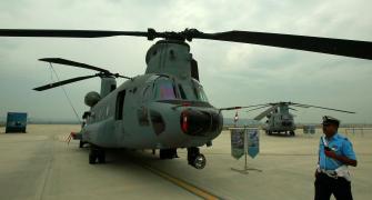 IAF inducts 4 Chinook heavy-lift helicopters