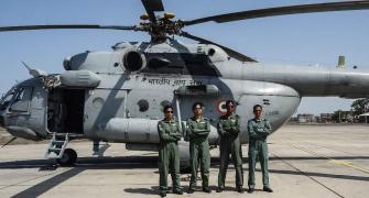 IAF's 1st all-women crew fly Mi-17 in training mission