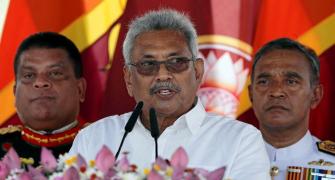 Gotabaya sworn in as Sri Lanka's President