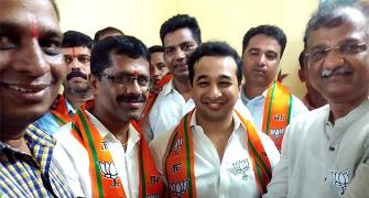 Narayan Rane's son Nitesh joins BJP