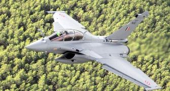A look at airborne RB-002, India's second Rafale jet