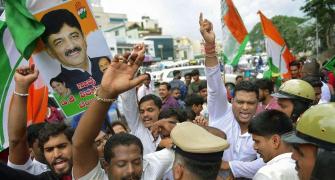 Protests erupt in Karnataka over Shivakumar's arrest