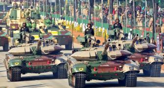 India's military spending = $71.1 bn; China's =$261 bn