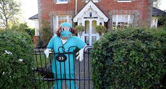 UK village honours frontline workers with scarecrows!