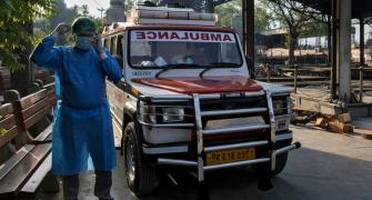 Doctor turns driver of ambulance for COVID-19 patient
