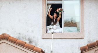 Covid-stricken bride gets married in quarantine
