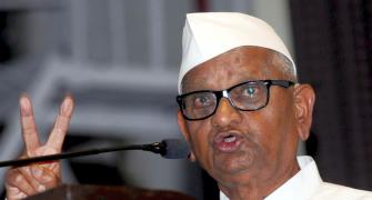 Anna Hazare on fast to support farmers