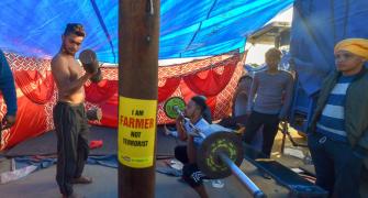 Exercise, reading and 'sewa': Farmer's 'protest life'
