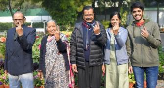 AAP victory is Kejriwal's gift to wife on birthday