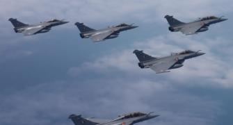 First batch of 5 Rafale jets land at Ambala air base