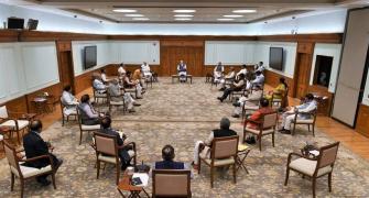 SEE: PM, ministers practise 'social distancing'