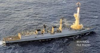 India test-fires naval version of BrahMos missile