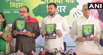 With RJD manifesto, Tejashwi vows to create new Bihar