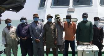 Boat with 8 Pakistanis, 30kg heroin caught off Gujarat