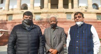 AAP MPs marshalled out of RS over unruly behaviour