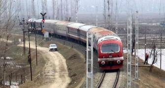 Train services resume in Kashmir after 11 months