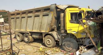 Guj: 14 labourers, baby girl crushed to death by truck