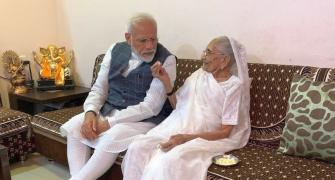 PM Modi's mother takes first dose of Covid vaccine