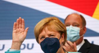 Merkel's party misses majority mark in Germany